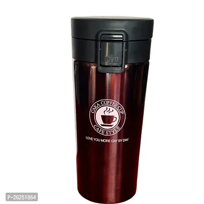 Thermos Flask Insulated Travel Tea and Coffee Mug / Stainless Steel Vacuum Insulated Travel Mug / Hot and Cold Temperatures Mug