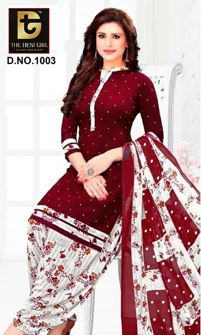 Stylish Synthetic Dress Material For Women