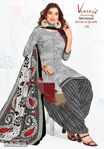 Stylish Synthetic Dress Material with Dupatta-thumb0