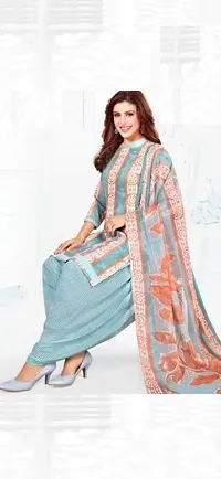 Fancy Synthetic Unstitched Dress Material For Women