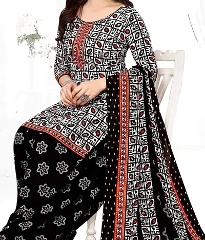 Stylish Cotton Printed Unstitched Suit