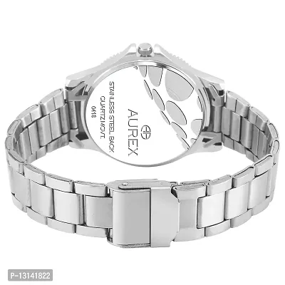 AUREX Analogue Women's Watch (Sky Blue Dial Silver Colored Strap)-thumb4