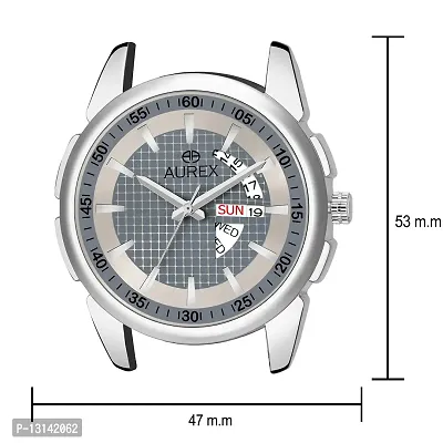 AUREX Analogue Grey Men's  Boys Watch-thumb3