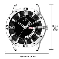 Aurex Analog Black Dial DayAnd Date Functioning Men's and Boy's Watch (AX-GR119-BKC)-thumb1