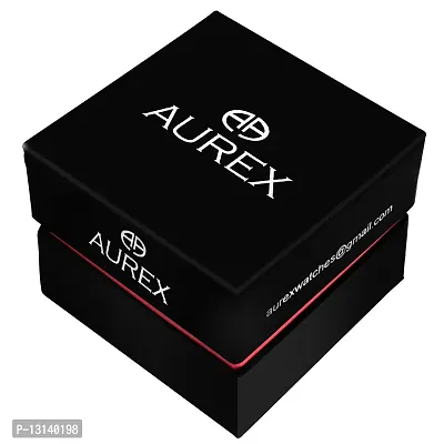 AUREX Analog Blue Dial Day and Date Functioning Men's and Boy's Watch (AX-GR139-BLC)-thumb5
