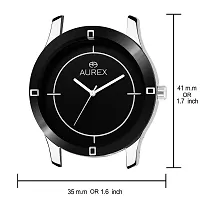 AUREX Awesome Analog Black Dial Men's and Boy's Watch (AX-GR136-BKC)-thumb2