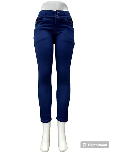 Stylish Netting Ankle Jeans For Women