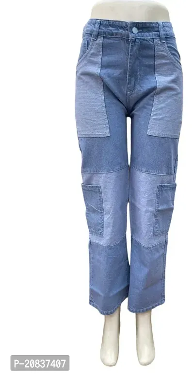 Stylish Denim Non-stretchable Jeans For Women