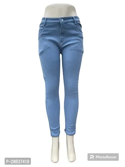 Stylish Netting Ankle Jeans For Women