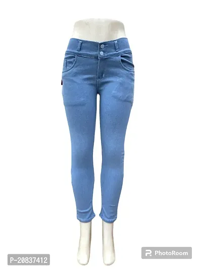 Stylish Netting Ankle Jeans For Women