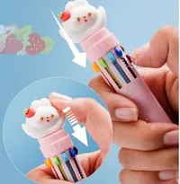 Squishy Toy Notebook Diary Set with 10 Color Pen-thumb2