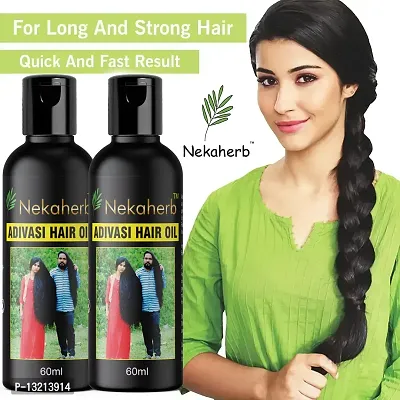 Adivasi Herbal Hair Oil Best Premium Hair Growth Oil Hair Oil (60 ml) Pack of 2