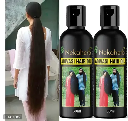 Adivasi Herbal Hair Oil Best Premium Hair Growth Oil Hair Oil (60 ml) aadivasi harbal oil, aadivashi herbal oil , adivashi herbal oil 60mlnbsp;-thumb0