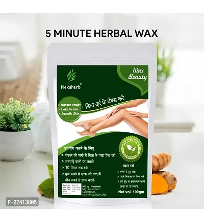 TURMERIC-NEEM FACIAL WAX - 5 MIN PAINLESS HERBAL POWDER Wax-thumb0