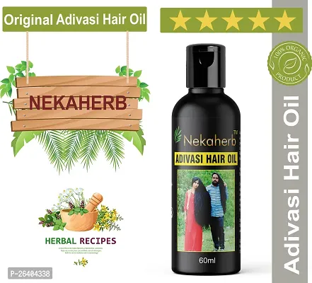 Adivasi Neelambari Hair Care Adivasi Neelambari Hair Oil Kasturi Brungraj Herbal Oil Hair Oil (60ML)