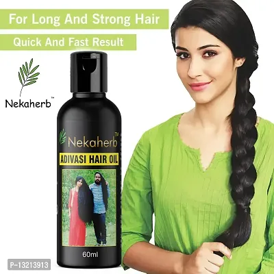 Adivasi Herbal Hair Oil Best Premium Hair Growth Oil Hair Oil (60 ml) Pack of 1-thumb0