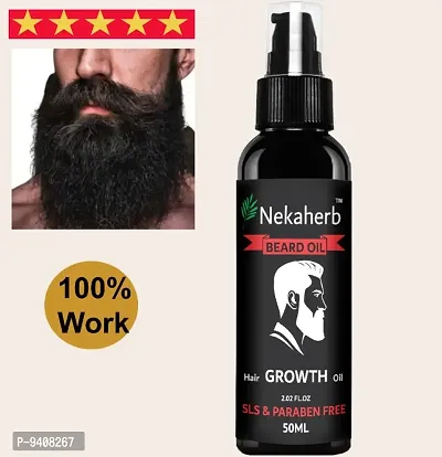 Super Gravy Ayurvedic Beard Growth Oil Booster Enriched With Natural Herbs (Beard Booster Oil) 50 ml-thumb0