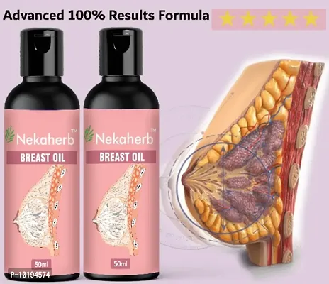 Nekaherb Breast growth/firming /tightening Natural oil 50 ml (Breast Massage Oil)-thumb0