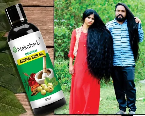 Nekaherb Adivashi Hair Oil .Hair regro 60 ml Hair Oiwth and improve Hair texture Pack of 1