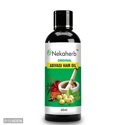 Nekaherb Adivashi Hair Oil .Hair regro 60 ml Hair Oiwth and improve Hair texture Pack of 1-thumb2