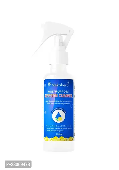 KITCHEN OIL  GREASE STAIN CLEANING REMOVER SPRAY Kitchen Degreaser Cleaner Non Corrosive Multipurpose Product - Removes Oil Grease Food Stains, Chimney Stove Grill, Kitchen Slab, Tiles, Floor, Sink C-thumb2