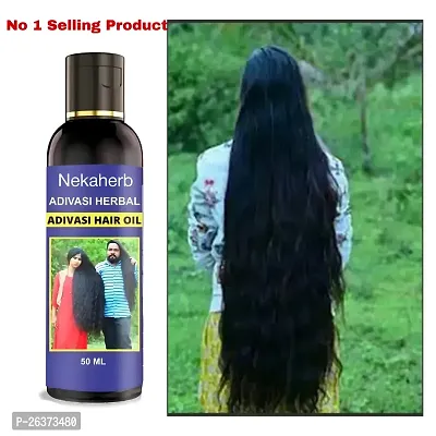 AdivasI  for Women and Men for Shiny Hair Long - Dandruff Control - Hair Loss Control - Long Hair - Hair Regrowth Hair Oil 60ml (Pack of 1)-thumb0