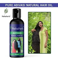 AdivasI  for Women and Men for Shiny Hair Long - Dandruff Control - Hair Loss Control - Long Hair - Hair Regrowth Hair Oil 60ml (Pack of 1)-thumb1