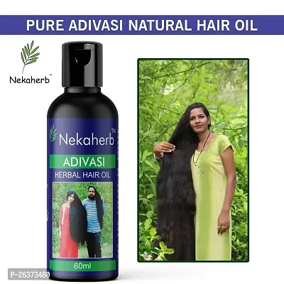 AdivasI  for Women and Men for Shiny Hair Long - Dandruff Control - Hair Loss Control - Long Hair - Hair Regrowth Hair Oil 60ml (Pack of 1)-thumb4
