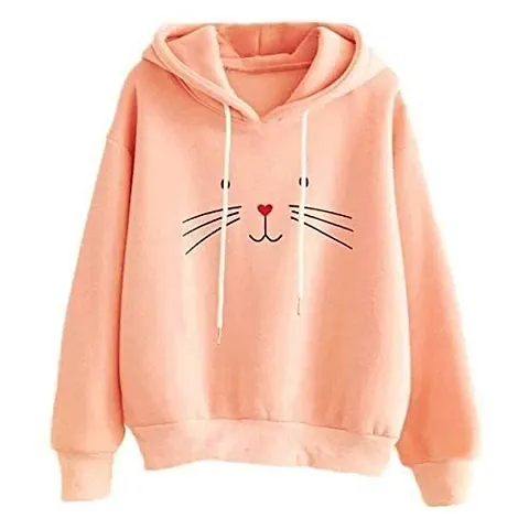 Prachikfashions Cat Hoodie for Women | Full Sleeve Stylish Women's Sweatshirts