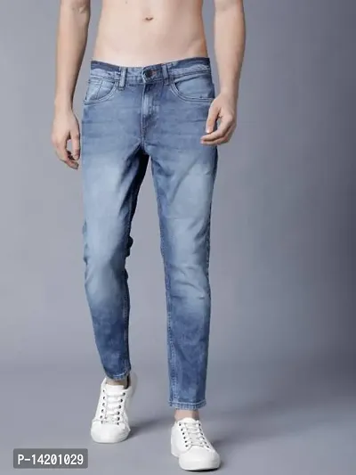Buy FROD Blue Color Strechable Denim Solid Jeans for Men's at Amazon.in
