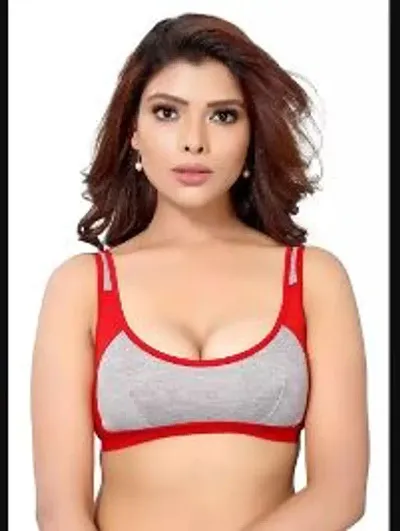 Buy Women's Full Coverage Wirefree Non Padded Cotton Bra Pack of 1 Online  In India At Discounted Prices
