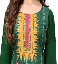 SANSKRUTI FASHION Women's Crepe Digital Print Straight Kurta(Pack of 2) (S, LightGreenSeagreen)-thumb4