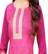 SANSKRUTI FASHION Women's Crepe Digital Print Straight Kurta(Pack 2) (S, PinkRosepink)-thumb4