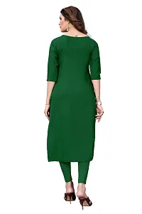 SANSKRUTI FASHION Women's Crepe Digital Print Straight Kurta (XXL, Green)-thumb1