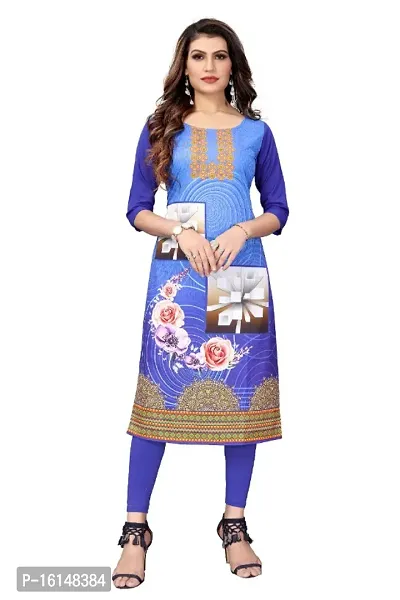 Sanskruti fashion Womens Crepe Digital Print Straight Kurta