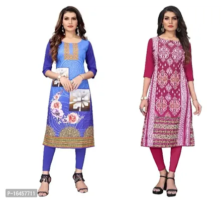 Digital Printed Crepe Kurti