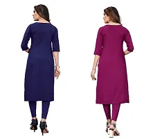 Classic Crepe Printed Kurtis for Women, Pack of 2-thumb3