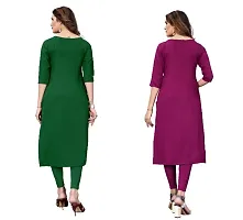 Classic Crepe Printed Kurtis for Women, Pack of 2-thumb3