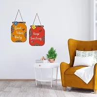 Good Vibes Only Quote Decorative Wall Art MDF Wooden Wall Hanger for Living Room-thumb2