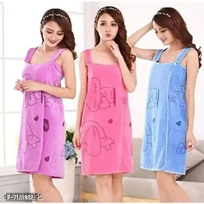 Women Soft Bath Towel Free Size Beach Spa Bathrobes Wash Clothing Beach Dresses Fashi-thumb0