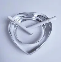 Glass Ashtray for Home Office, Ashtray for Cigarette Stylish, Ash Trays for Smoking for Home, Paper Weight, Best Gift (Heart Shape)-thumb1
