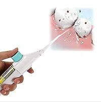 Starlight Speed Dental Care Water-Jet Flosser Air technology Tooth Pick Power Dental Cleaning Whitening Teeth Kit Power Floss Air Powered Dental Water Jet for Tooth Cleaner (White color)-thumb1