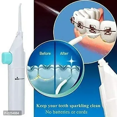 Starlight Speed Dental Care Water-Jet Flosser Air technology Tooth Pick Power Dental Cleaning Whitening Teeth Kit Power Floss Air Powered Dental Water Jet for Tooth Cleaner (White color)-thumb4