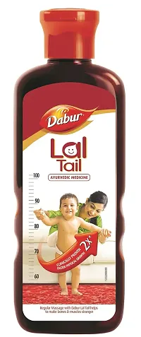 Dabur Lal Tail : Ayurvedic Baby Massage Oil ? 500ml|Clinically Tested 2x Faster Physical Growth for Stronger Bones and Muscles-thumb1