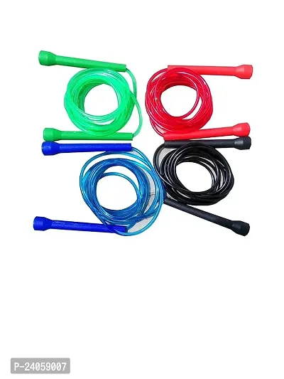 Simran Sports Skipping Rope, Skipping rope for exercise, Fitness Rope, Exercise Rope, Speed Skipping Ro Pack of 4 Multi-Colour