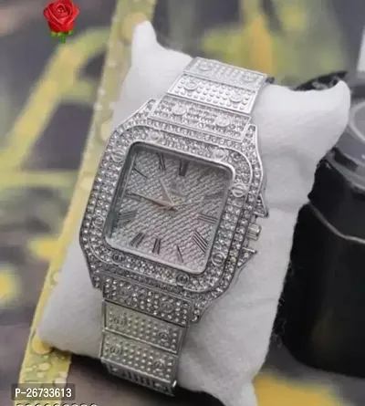 NEW ARRIVAL DIAMOND FOR MEN AND BOYS ATTRACTIVE LOOKS ROYAL LOOK PARTYWEAR WATCHES LITE WEIGHTED WATCH.-thumb0