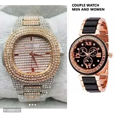 COMBO DIAMOND WATCHES FOR COUPLE