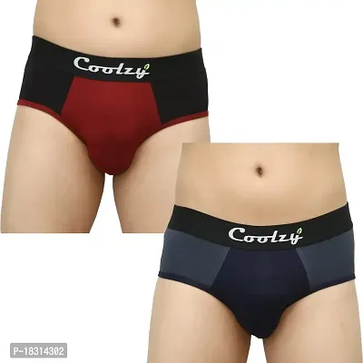 Coolzy Men's Cotton Briefs(Pack of 2) CFBRF2PCK1038-thumb0