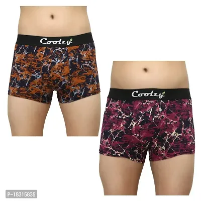 Coolzy Men's Cotton Trunks(Pack of 2_CFTNK2PCK0567M