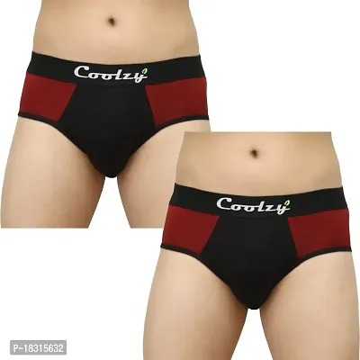 Coolzy Men's Cotton Briefs(Pack of 2) CFBRF2PCK1048XL